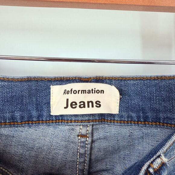 Reformation Jeans Women’s Size 29P Petite High Rise Skinny Darwin Wash - Picture 3 of 11